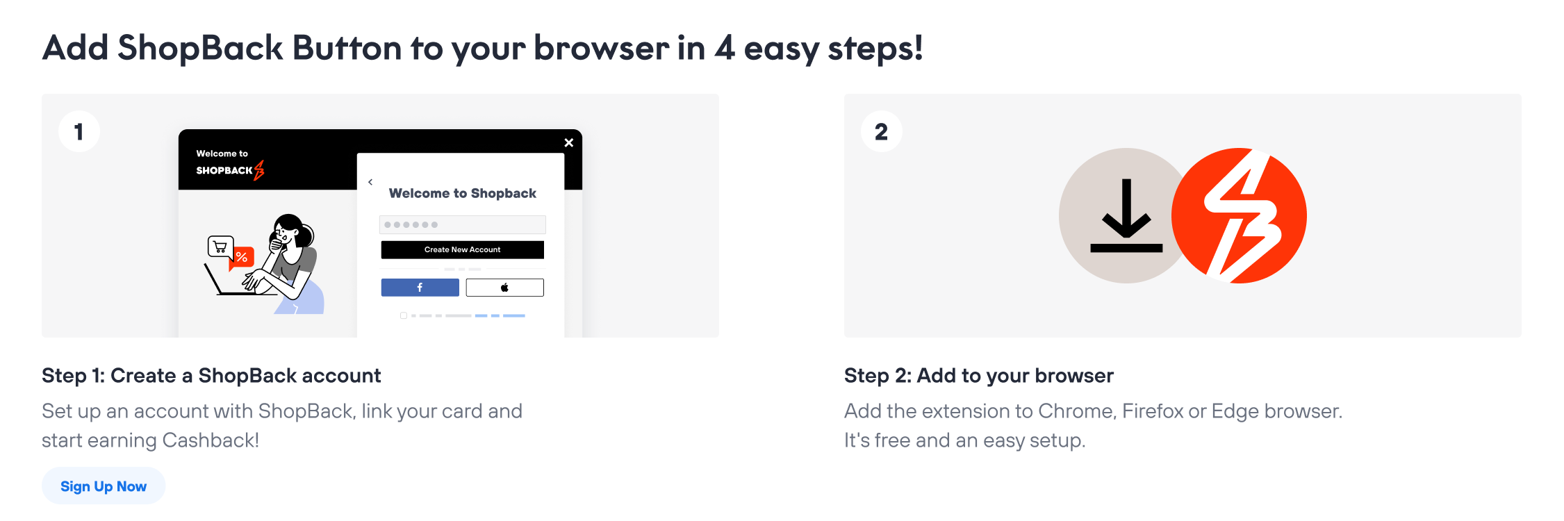 Add to browser in 4 steps - 1