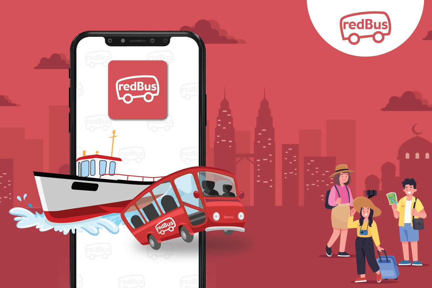 redBus hero banner