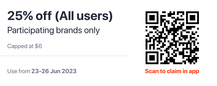 $6 off