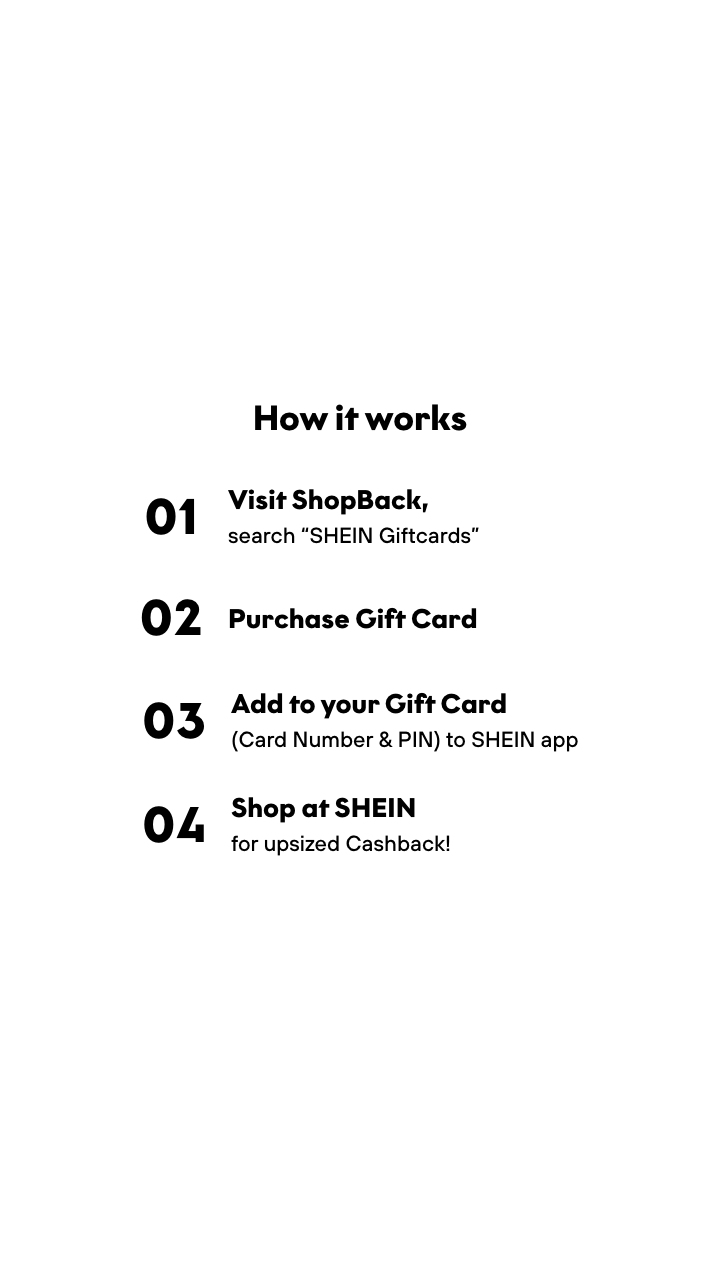 Malaysia Shein New User Coupon Code SHEIN 12% Cashback, Promo